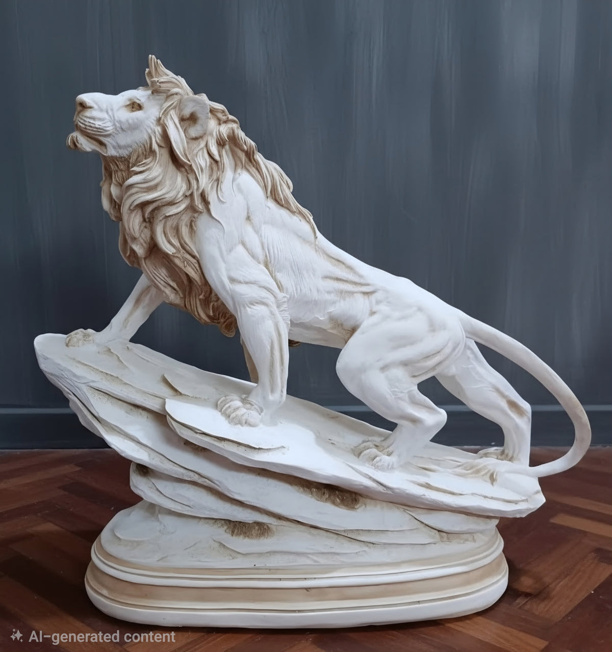 “Royal Guardian Lion Sculpture” 🦁 (small size)