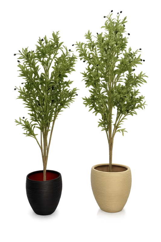Elegant decorative planters.