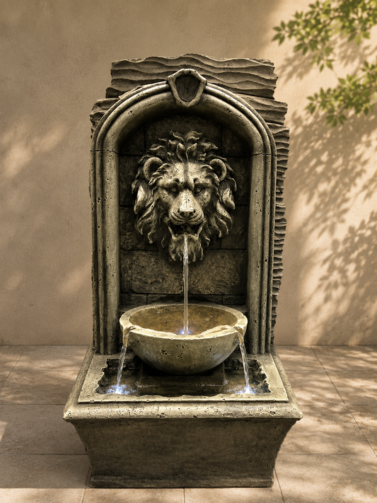 Lion Head Wall Fountain