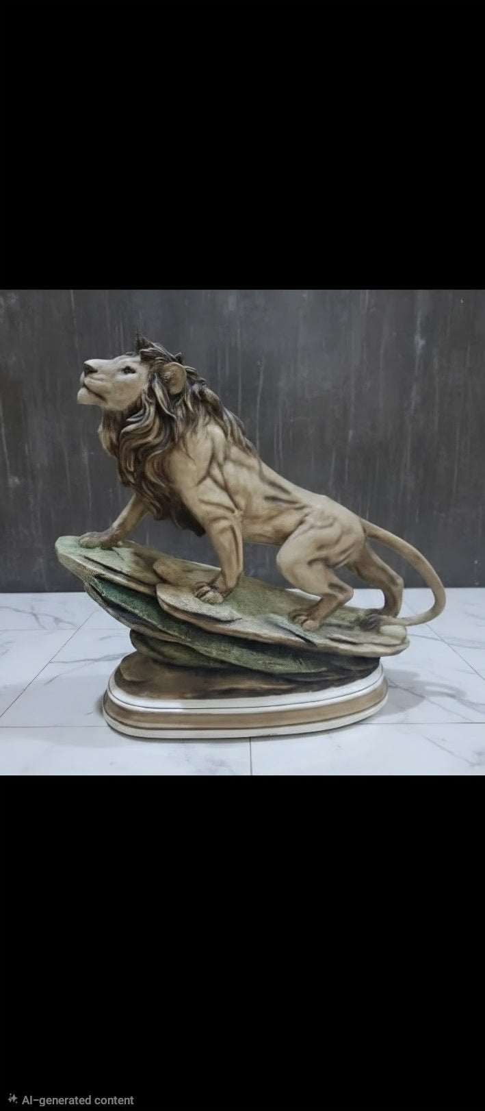 “Royal Guardian Lion Sculpture” 🦁 (small size)