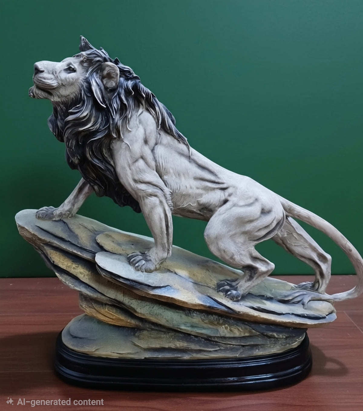 “Royal Guardian Lion Sculpture” 🦁 (small size)