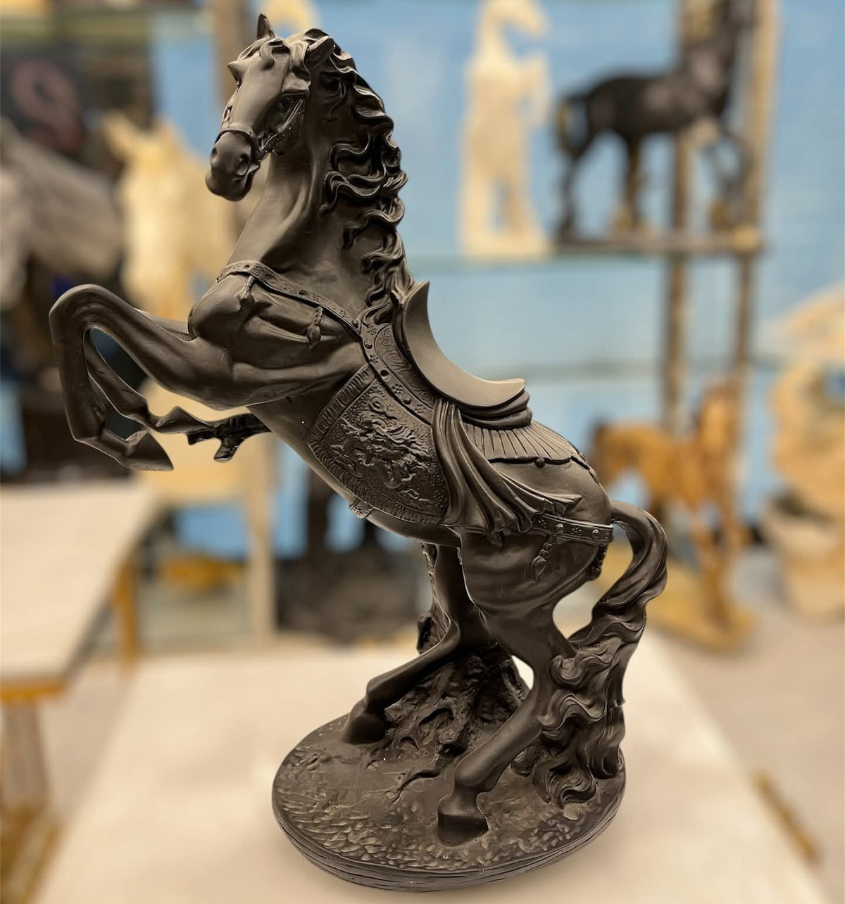Sculpture of Rearing Horse