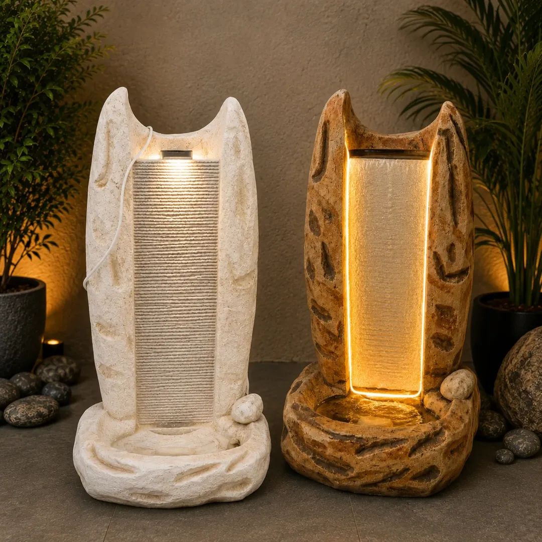 Wall-style water fountain