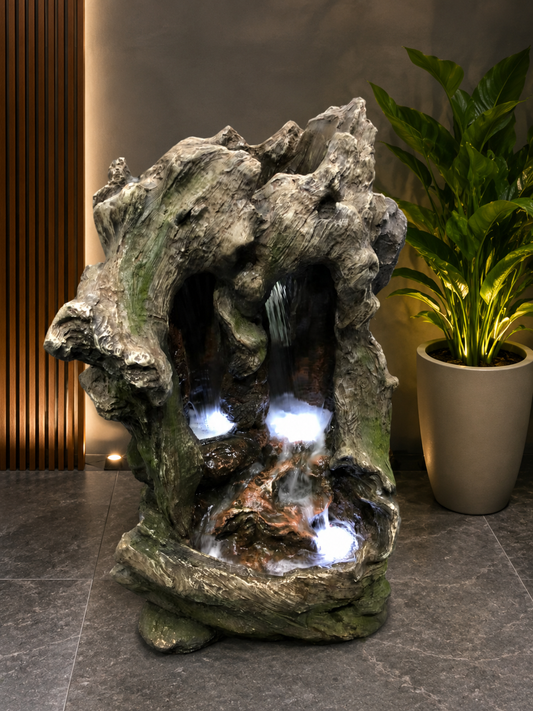 Tree-Trunk Cascading Waterfall Fountain 🌿💦