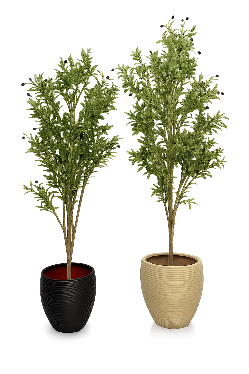 Elegant decorative planters.